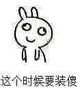 这个时候要装傻！（兔子）（这个时候要装傻！（兔子））