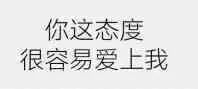 你这态度很容易爱上我（你这态度很容易爱上我）