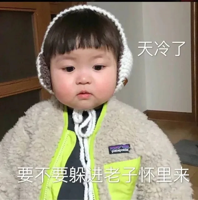 天冷了，要不学躲进老子怀里来（天冷了，要不学躲进老子怀里来）