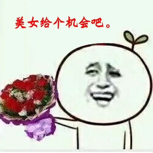 美女给个机会吧。（美女给个机会吧。）