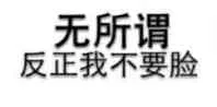 无所谓，反正我不要脸（无所谓，反正我不要脸）