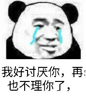 我好讨厌你，再也不理你了（我好讨厌你，再也不理你了）