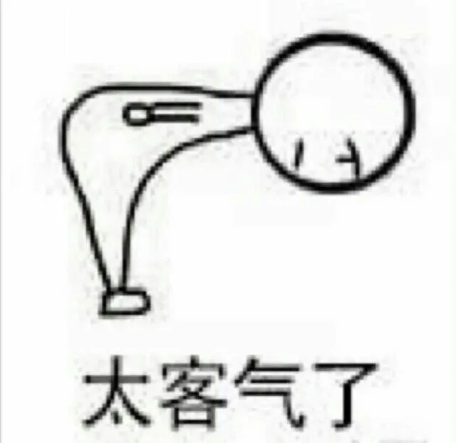 太客气了（太客气了）