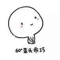 60°歪头乖巧（60°歪头乖巧）