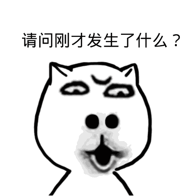 请问刚才发生了什么?（请问刚才发生了什么?）
