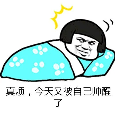 真烦，今天又被自己帅醒了！（真烦，今天又被自己帅醒了！）