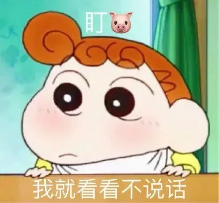 盯我就看看不说话（盯我就看看不说话）
