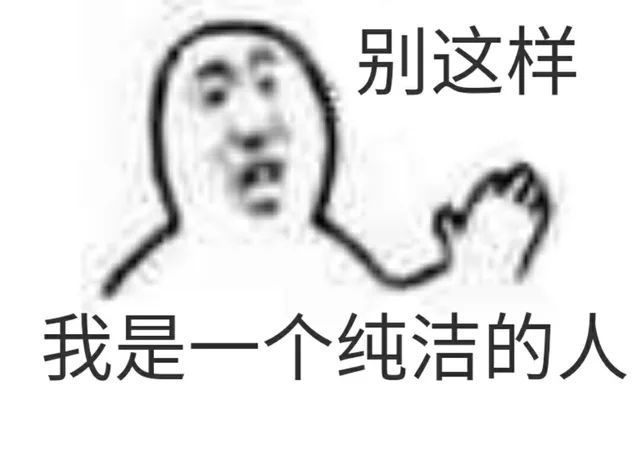 别这样，我是一个纯洁的人（别这样，我是一个纯洁的人）