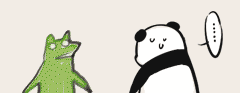熊猫人看青蛙（尴尬）（熊猫人看青蛙（尴尬））