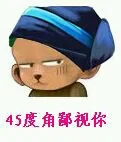 45度角鄙视你（45度角鄙视你）