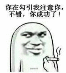 你在勾引我注意你，不错，你成功了！（你在勾引我注意你，不错，你成功了！）