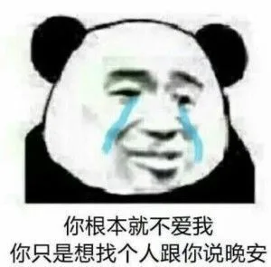 你根本就不爱我，你只是想找个人跟你说晚安（你根本就不爱我，你只是想找个人跟你说晚安）
