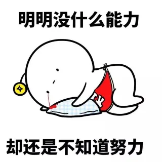 明明没什么能力 却还是不知道努力