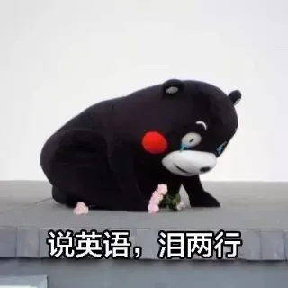 说英语，泪两行