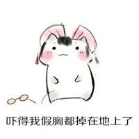 吓得我假胸都掉在地上了