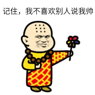记住，我不喜欢别人说我帅