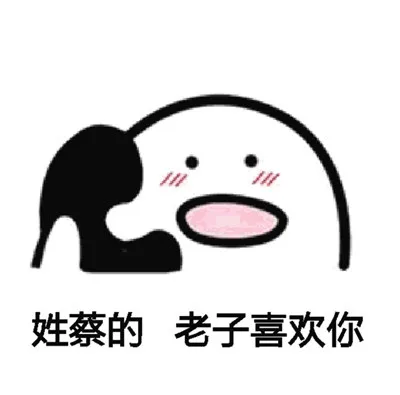 姓 X 的，老子喜欢你表情包