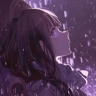 唯美动漫风情侣头像