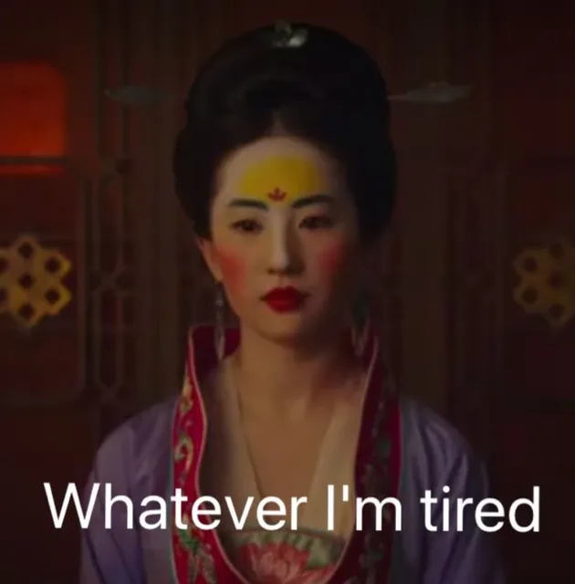 whatever I'm tired（whatever I'm tired）
