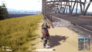 吃鸡神操作 GIF