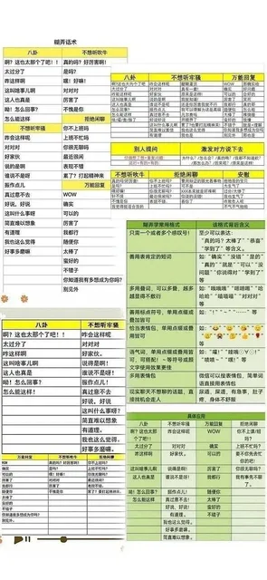 万能回复聊天背景图