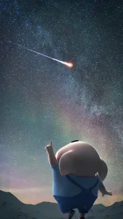 猪猪看流星