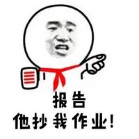 报告 他抄我作业！（报告 他抄我作业！）