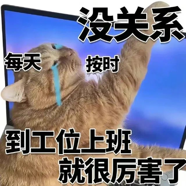 没关系每天按时到工位上班就很厉害了（没关系每天按时到工位上班就很厉害了）