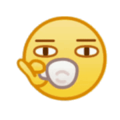 吃口茶小黄脸 emoji 小表情（吃口茶小黄脸 emoji 小表情）