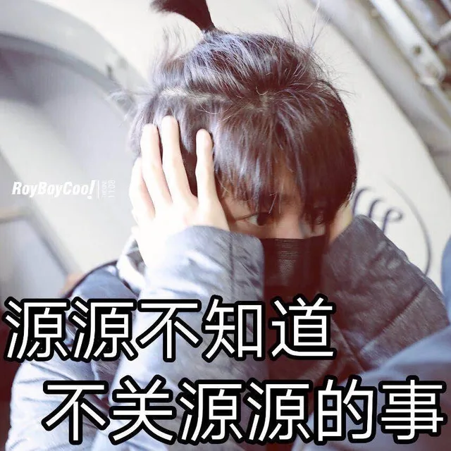 源源不知道 不关源源的事（王源表情包）