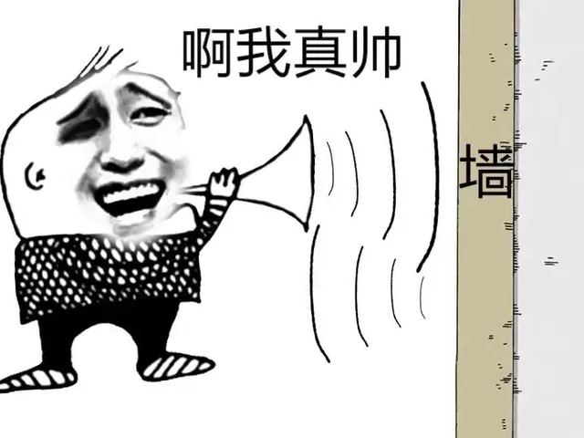 啊，我真帅：墙！（啊，我真帅：墙！）