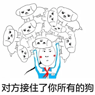 对方接住了你所有的狗