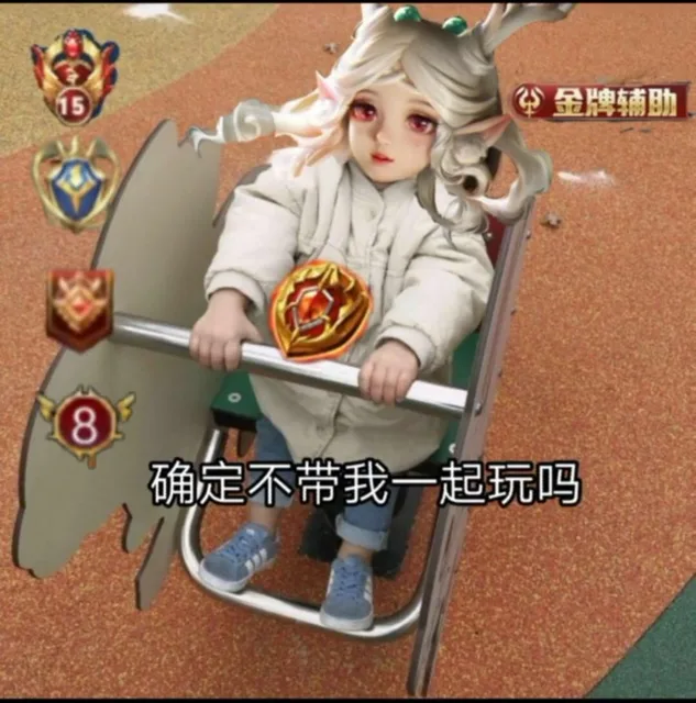 金牌辅助8确定不带我一起玩吗