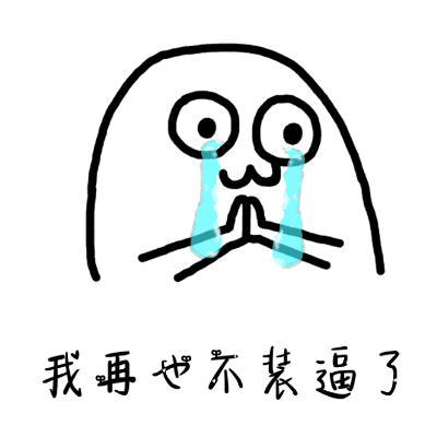 我再也不装逼了！（我再也不装逼了！）