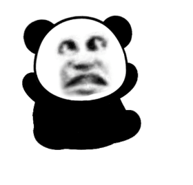 抖音很火的超大熊猫头动态表情包第二弹