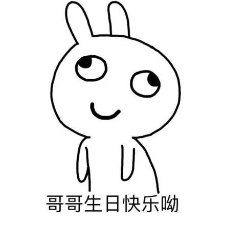 哥哥生日快乐呦