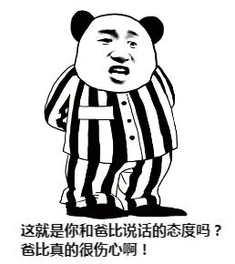 熊猫头爸比训儿子系列_熊猫头_爸比表情包