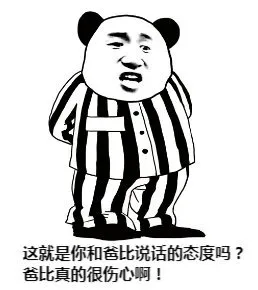 熊猫头爸比训儿子系列_熊猫头_爸比表情包