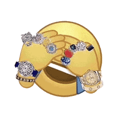emoji 炫富无奈