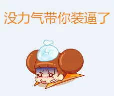 没力气带你装逼了