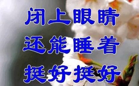 闭上眼睛还能睡着挺好挺好（闭上眼睛还能睡着挺好挺好）