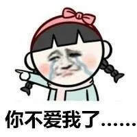 你不爱我了。。。