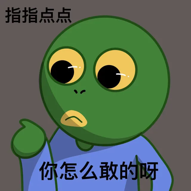 指指点点你怎么敢的呀