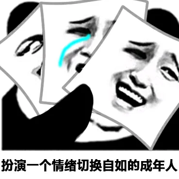 扮演一个情绪切换自如的成年人（扮演一个情绪切换自如的成年人）