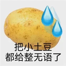 把小土豆都给整无语了（把小土豆都给整无语了）
