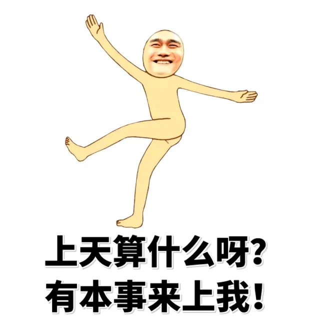 上天算什么呀？有本事来上我！