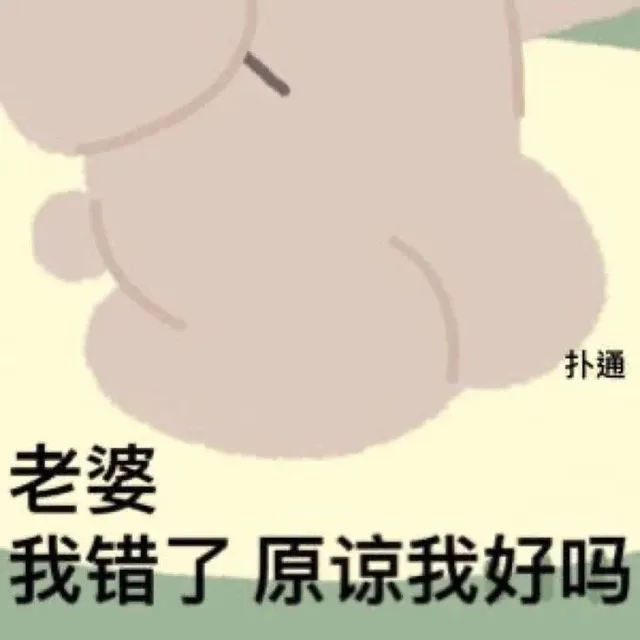老婆我错了 原谅我好吗