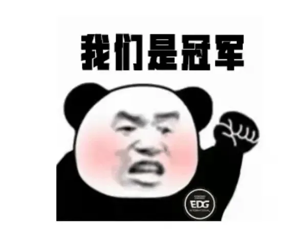 我们是冠军EDG