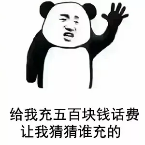 给我充五百块钱话费，让我猜猜谁充的