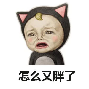 怎么又胖了